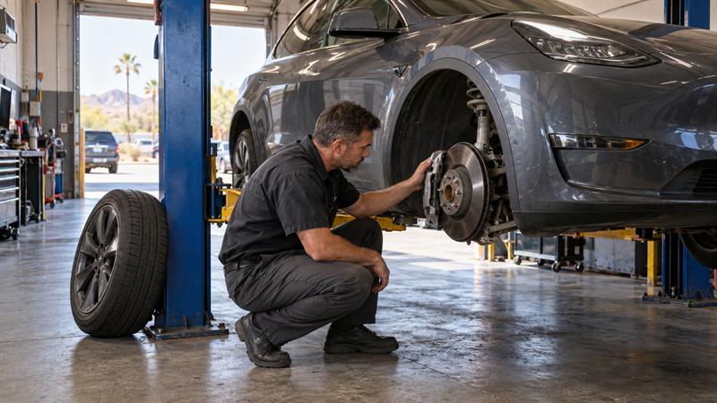 Tesla Brake Inspection in Phoenix: What to Check and When to Service